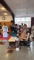 HH Swamiji's departure from SCM Bangalore (16 July 2026). Picture Courtesy: Shri Chandrashekhar Padubidri